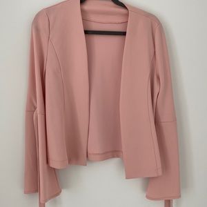 Pink Blazer with sleeve ties